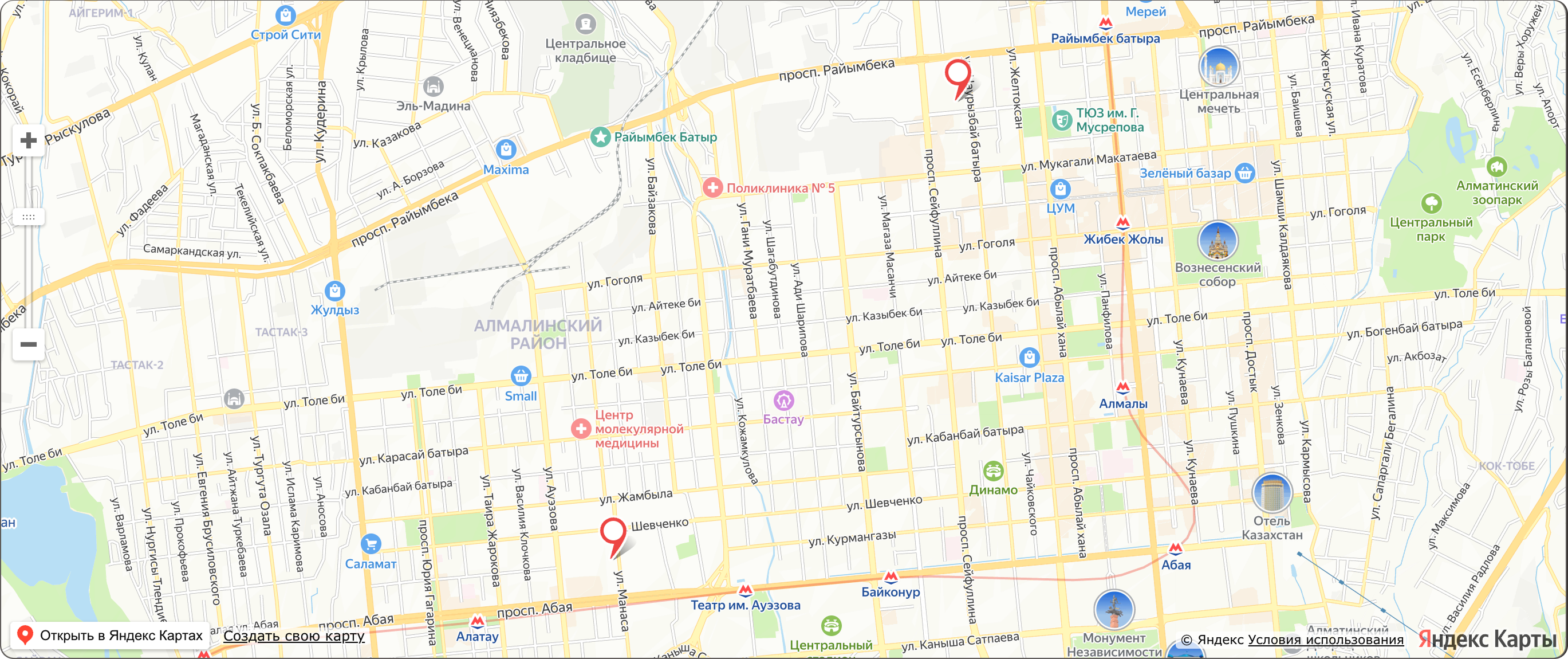 Карта адресов PMU LAB